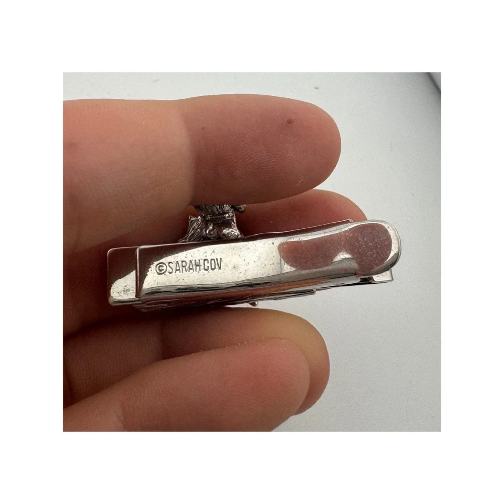 Vintage‎ Sarah Coventry Mens Western Cowboy Cufflinks and Tie Clip Set